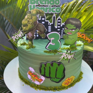 Arquivo silhouette topo de bolo Hulk