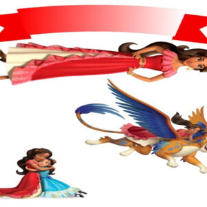 Arquivo Silhouette Topo de Bolo Princesa Elena de Avalor.