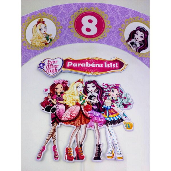Arquivo Silhouette Topo De Bolo Princesas Ever After High