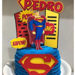 Arquivo Silhouette Topo de Bolo Superman Super Homem Herói