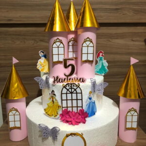 Arquivo Topo castelo princesas+ 4 ARQUIVOS A SUA ESCOL