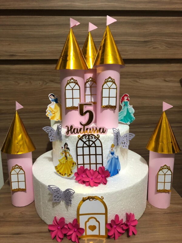 Arquivo Topo castelo princesas+ 4 ARQUIVOS A SUA ESCOL