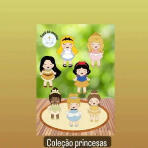 Arquivo Topo Coleção Princesas em Camadas