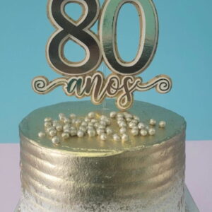 Arquivo Topo de Bolo 80 anos