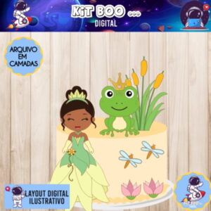 Arquivo Topo De Bolo - A Princesa E O Sapo