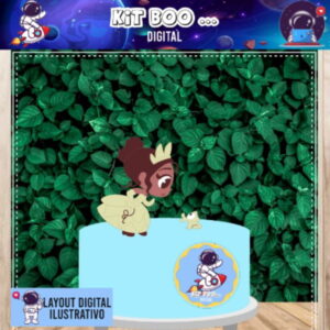 Arquivo Topo de Bolo - A Princesa e o Sapo