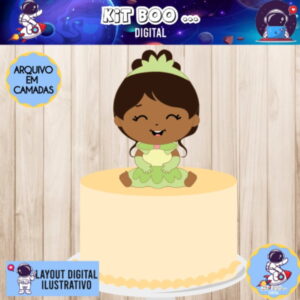 Arquivo Topo De Bolo - A Princesa E O Sapo Tiana