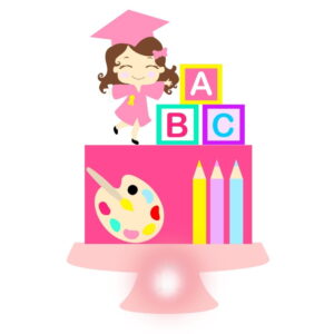 Arquivo Topo de Bolo- Abc Menina/ Studio