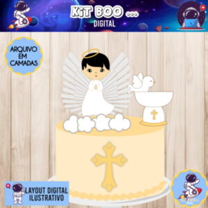 Arquivo Topo De Bolo - Anjinho Batizado