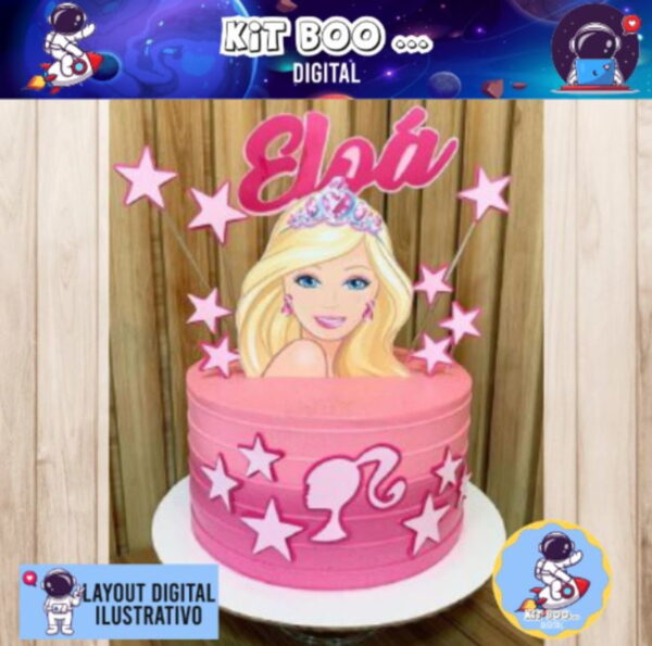 Arquivo Topo de Bolo - Barbie