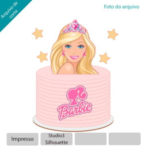 Arquivo Topo de Bolo - Barbie