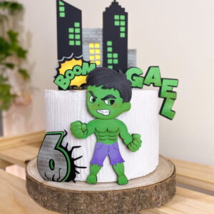 Arquivo Topo de Bolo Bebê Hulk - Silhouette