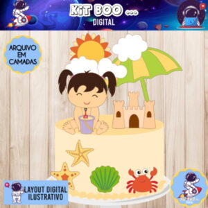 Arquivo Topo De Bolo - Bebê Na Praia
