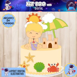 Arquivo Topo De Bolo - Bebê Na Praia