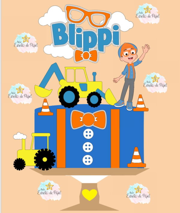 Arquivo Topo de Bolo Blippi - Image 2