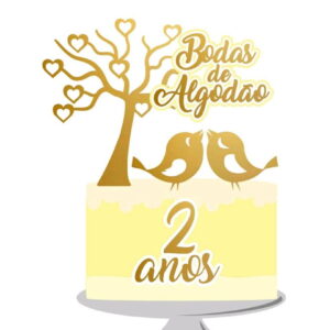 Arquivo topo de bolo bodas de algodão