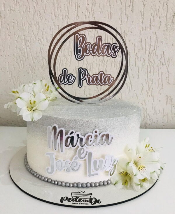 Arquivo Topo De Bolo - Bodas De Prata