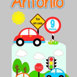 Arquivo topo de bolo carrinho