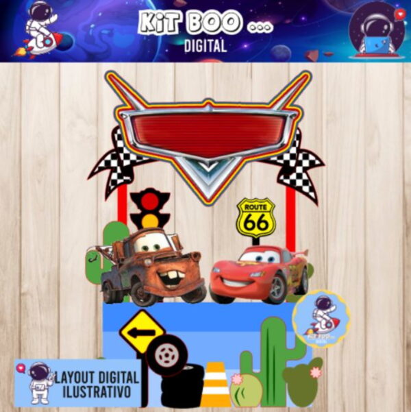 Arquivo Topo de Bolo - Carros