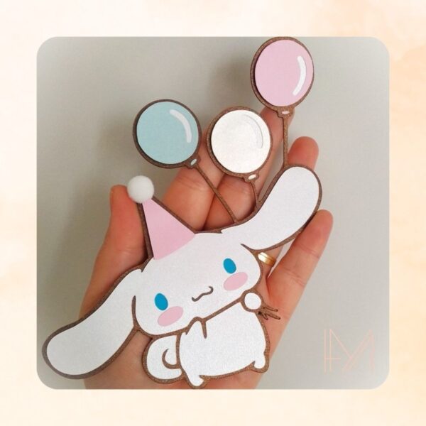 Arquivo Topo de Bolo Cinnamoroll (para Máquina de Corte) - Imagem 2