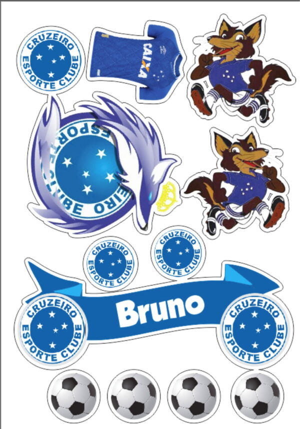 ARQUIVO TOPO DE BOLO CRUZEIRO SILHOUETTE STUDIO