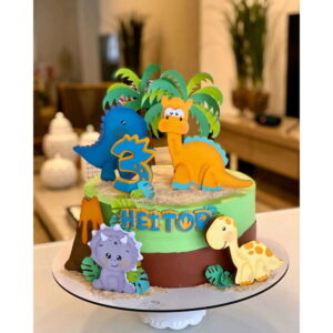 ARQUIVO TOPO DE BOLO DINOSSAURO CUTE #11269