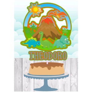 ARQUIVO TOPO DE BOLO DINOSSAURO #11278