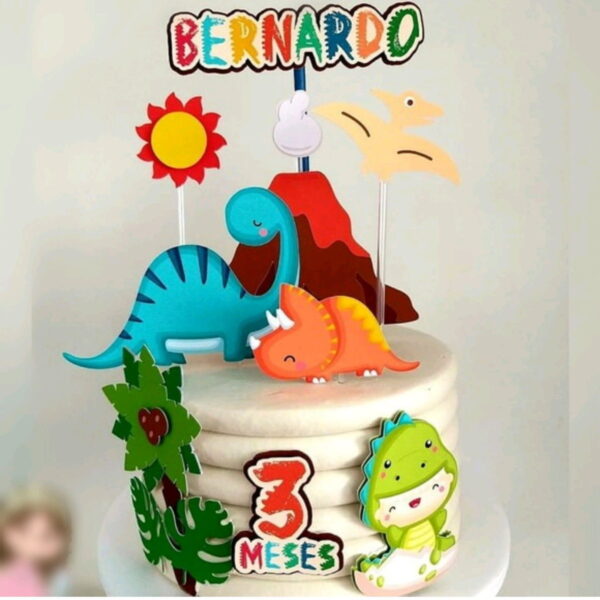 ARQUIVO TOPO DE BOLO DINOSSAURO DINO #11277