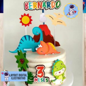 Arquivo Topo de Bolo - Dinossauros