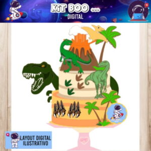 Arquivo Topo de Bolo - Dinossauros