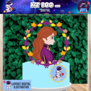 Arquivo Topo de Bolo - Elsa Frozen
