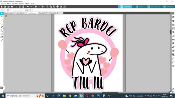 Arquivo Topo De Bolo Flork Menina