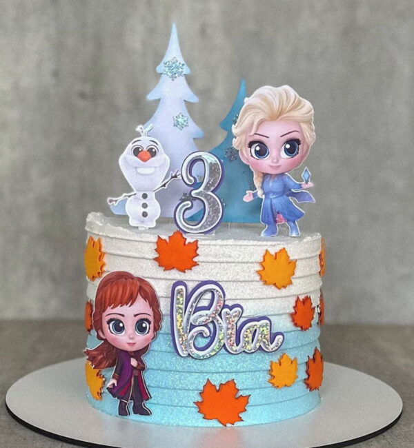 Arquivo Topo de Bolo - Frozen Cute