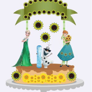 Arquivo Topo de Bolo - Frozen Fever