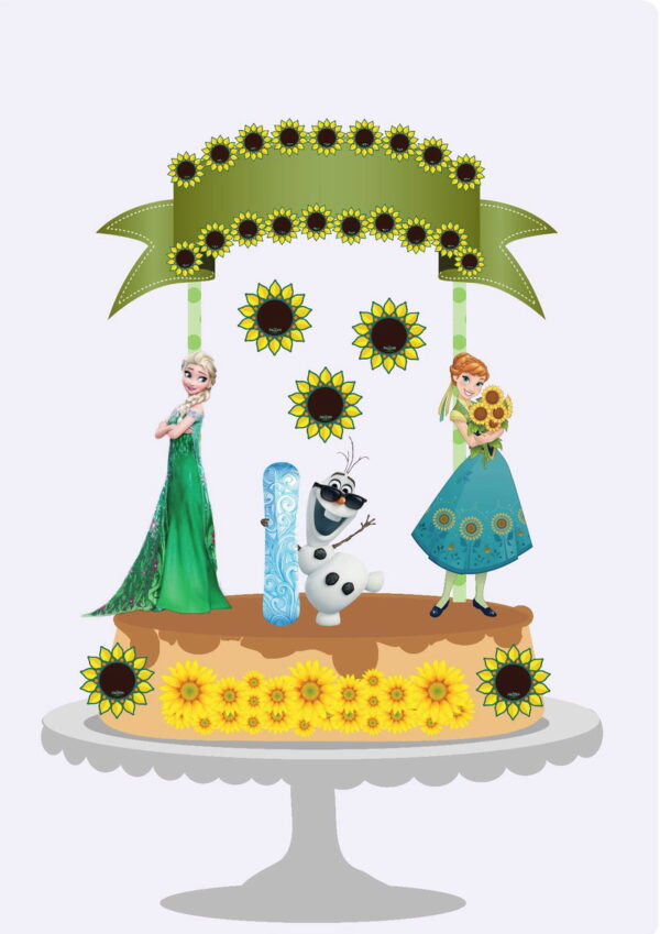Arquivo Topo de Bolo - Frozen Fever