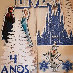 Arquivo Topo de Bolo Frozen