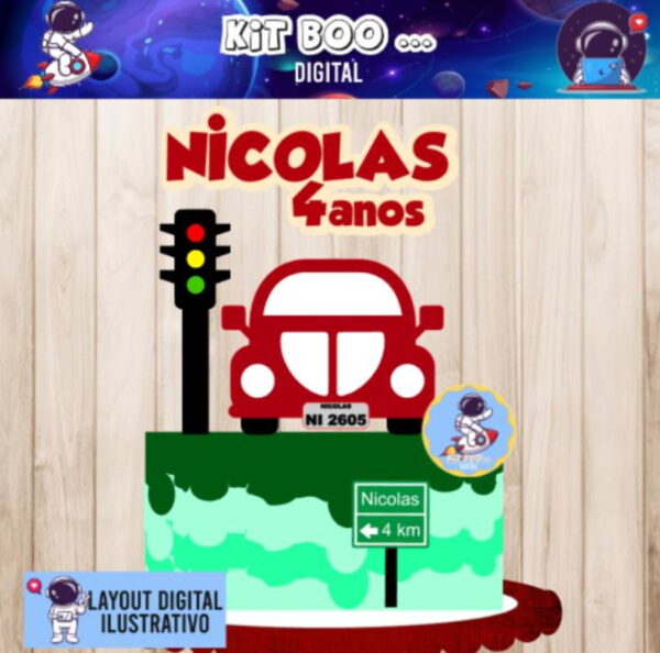 Arquivo Topo de Bolo - Fusca