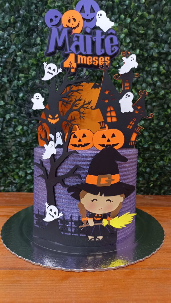 Arquivo Topo de Bolo Halloween