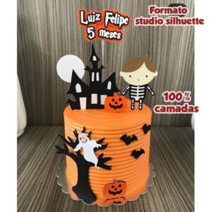 ARQUIVO TOPO DE BOLO HALLOWEEN menino camadas-06-COD: 906