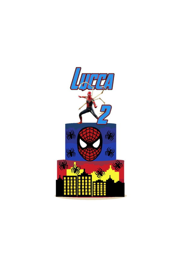 Arquivo Topo de Bolo Homem Aranha 10