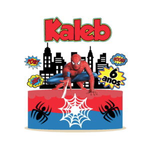 Arquivo Topo de Bolo Homem Aranha 11