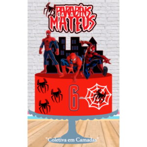 ARQUIVO TOPO DE BOLO HOMEM ARANHA #11048