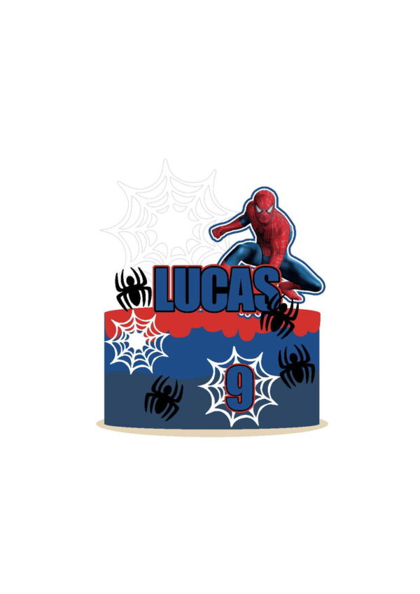 Arquivo Topo de Bolo Homem Aranha 15