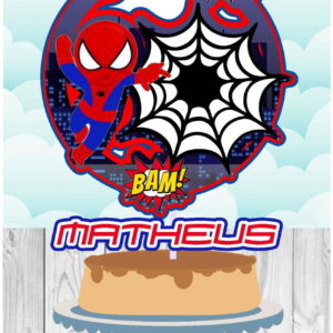 ARQUIVO TOPO DE BOLO HOMEM ARANHA #15086