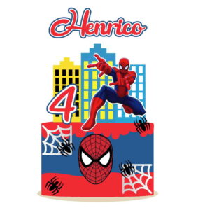 Arquivo topo de bolo homem aranha 2