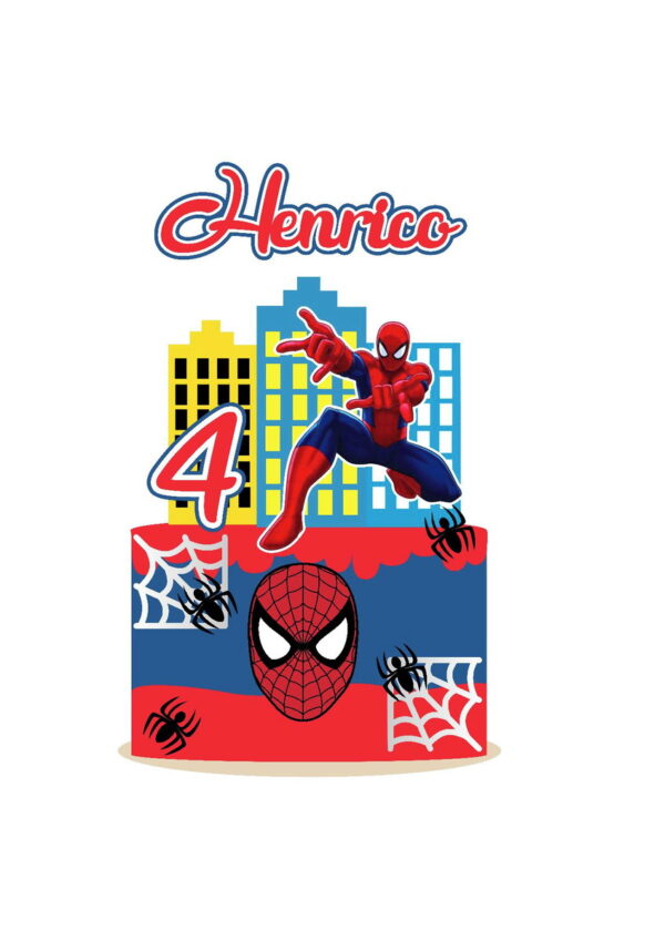 Arquivo topo de bolo homem aranha 2