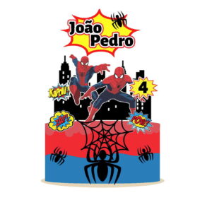 Arquivo topo de bolo homem aranha 4