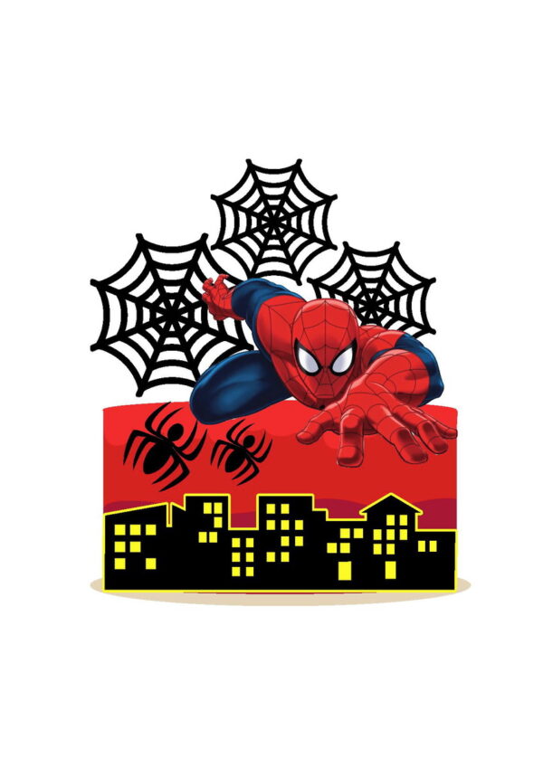 Arquivo Topo de Bolo Homem Aranha 9