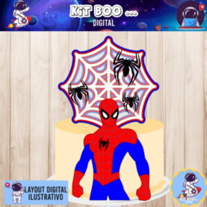 Arquivo Topo de Bolo - Homem Aranha