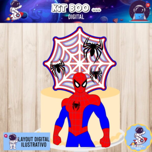 Arquivo Topo de Bolo - Homem Aranha